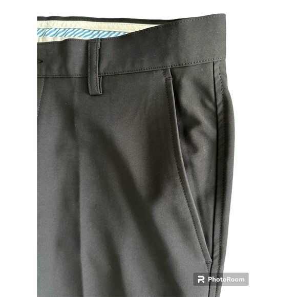 FJ FOOTJOY Black Flat Front Performance Stretch Golf‎ Pants Khakis Size 34x32 - Picture 5 of 10